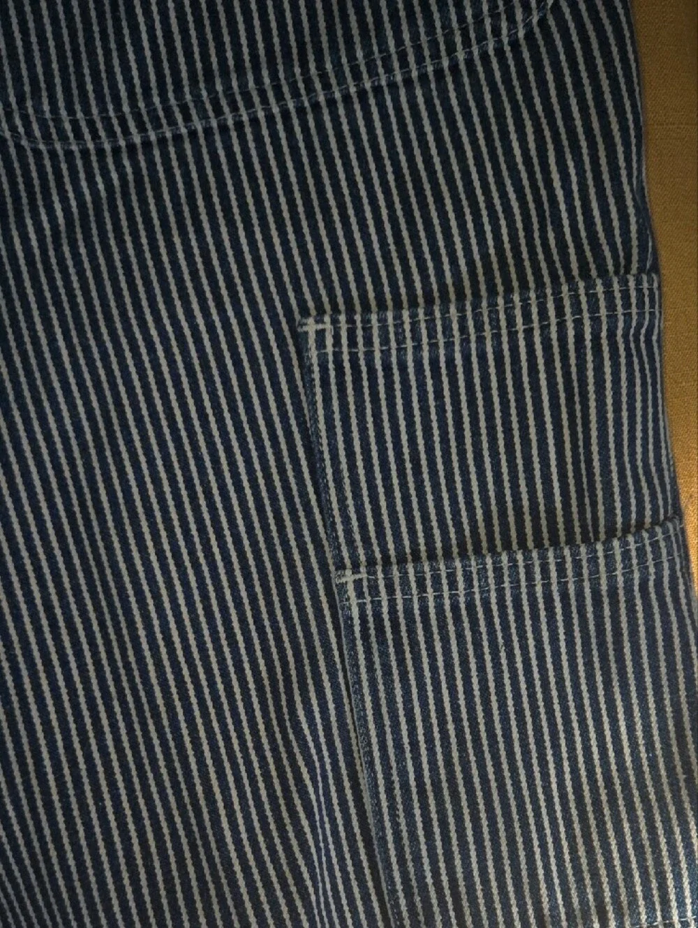 Dickies Blue and White Striped Casual Shorts